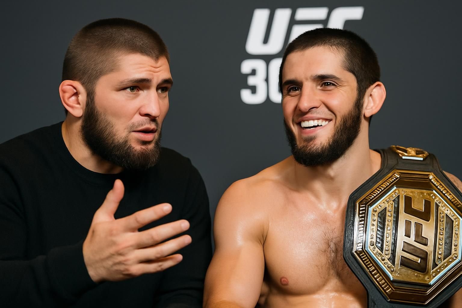 Khabib Nurmagomedov adresse un hommage vibrant à Islam Makhachev après l&rsquo;UFC 330 : « Il a brillé comme jamais »