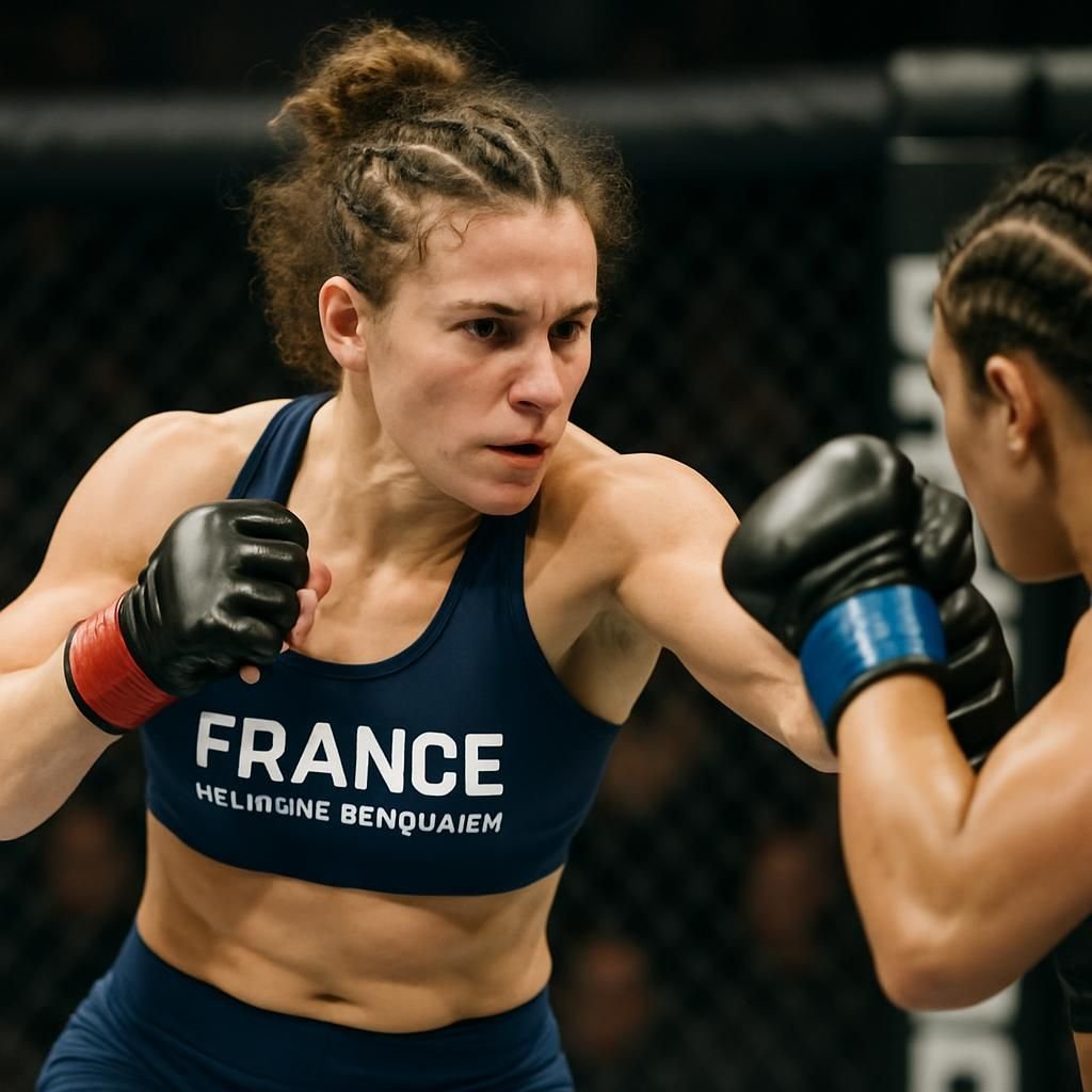 delphine benouaich rejoint l'ufc, concrétisant un rêve avant ses premiers combats à paris. découvrez son parcours et ses ambitions dans le mma.
