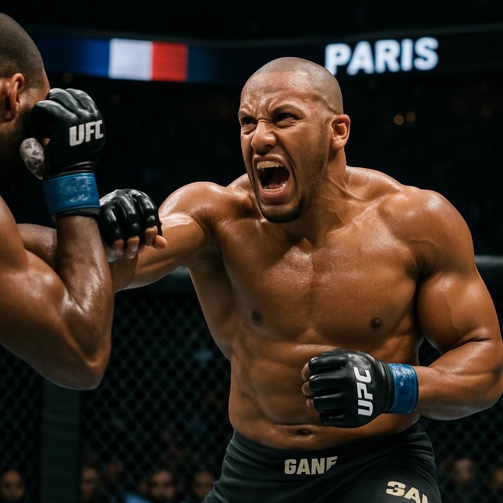 découvrez comment ciryl gane se prépare à devenir le premier champion français historique de l'ufc après qu'aspinall ait perdu sa ceinture en mma.