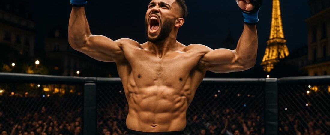 Salahdine Parnasse impose sa loi dès ses débuts à l’UFC : voici comment il a affirmé sa suprématie à Paris