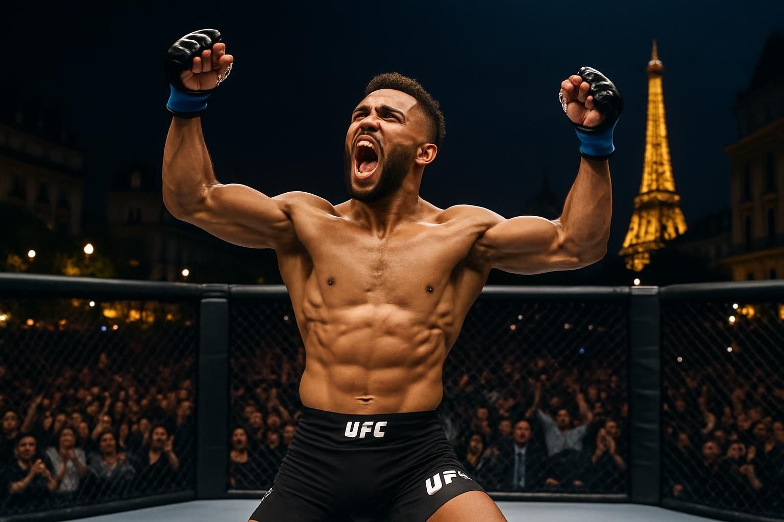 Salahdine Parnasse impose sa loi dès ses débuts à l&rsquo;UFC : voici comment il a affirmé sa suprématie à Paris