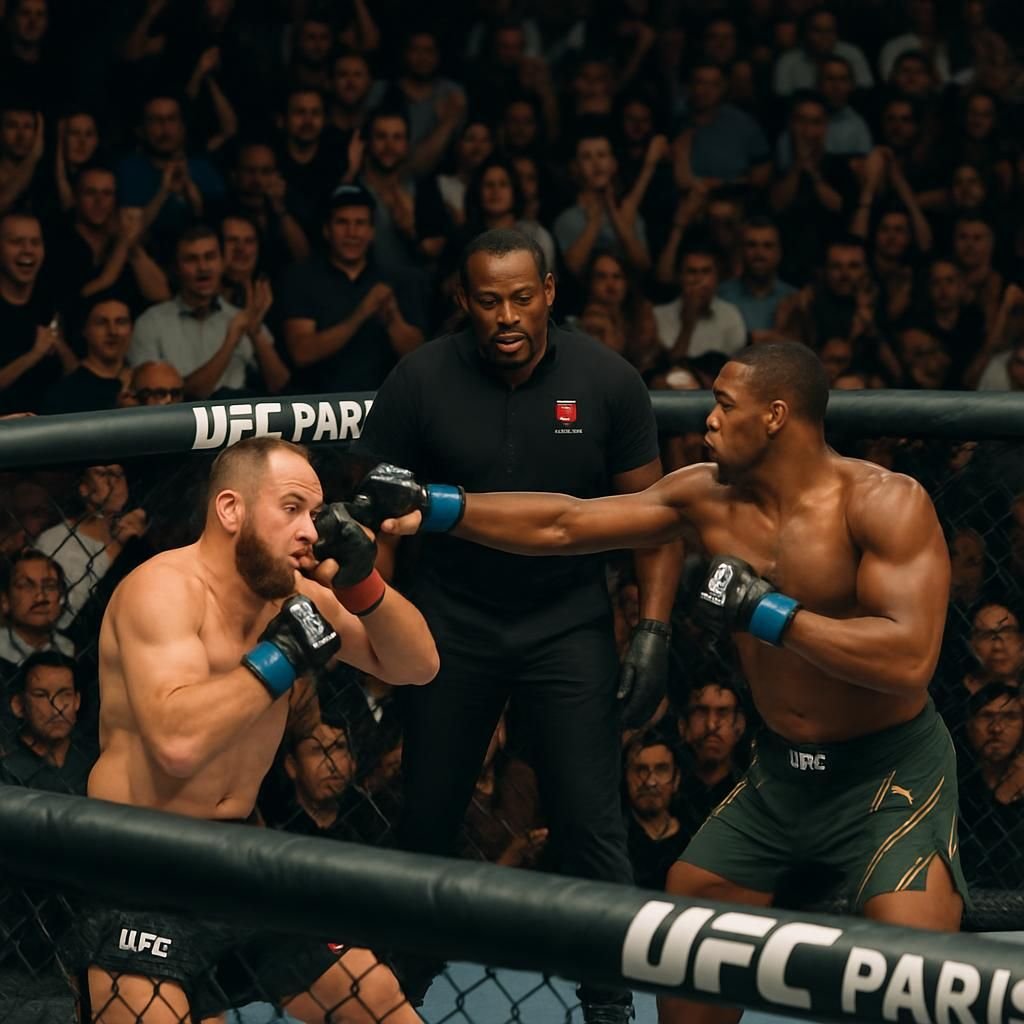 ufc paris : cédric doumbè critique les comportements agressifs et appelle à laisser la violence sur le terrain, soulignant l'importance du respect dans le sport.