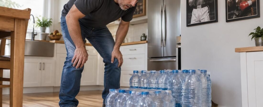 Depuis des années, il portait ses packs d’eau chaque semaine : jusqu’au jour où il a découvert ce qu’il n’avait jamais remarqué