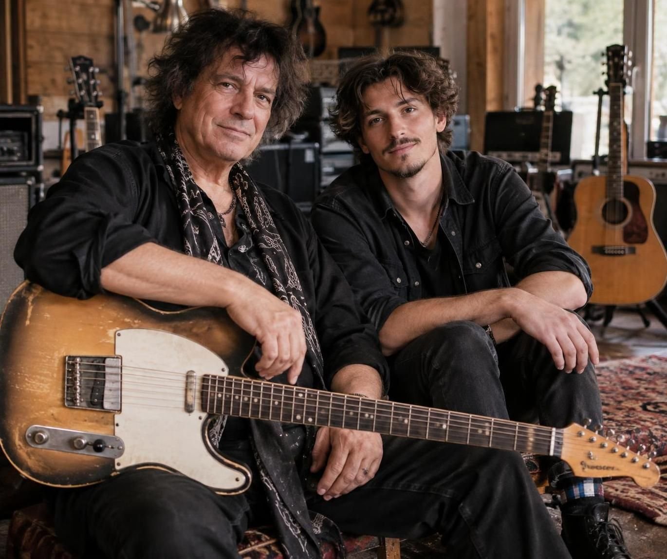 découvrez « doulancienne », la rencontre musicale de paul personne et jeremy filsonne, entre guitare, complicité et univers singuliers.