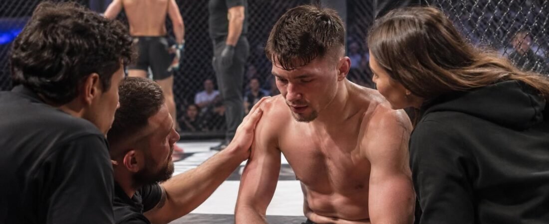 Forbach : malgré les encouragements de ses proches, Noah Gugnon s’incline en MMA