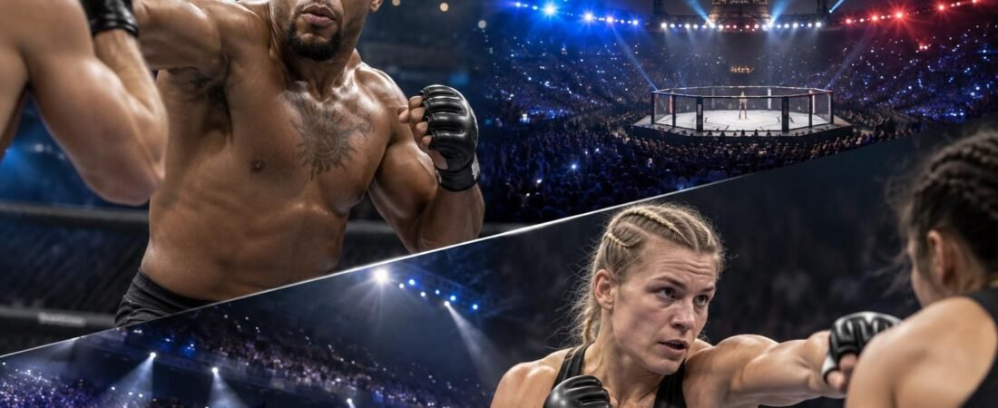 Hexagone MMA à Paris : une soirée intense où chaque combat promet du spectacle