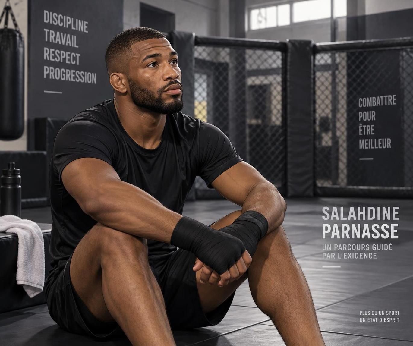 salahdine parnasse rend hommage à pengo bossio wangi, jeune espoir du mma tragiquement tué, avec un message poignant : « on ne t’oubliera pas ».