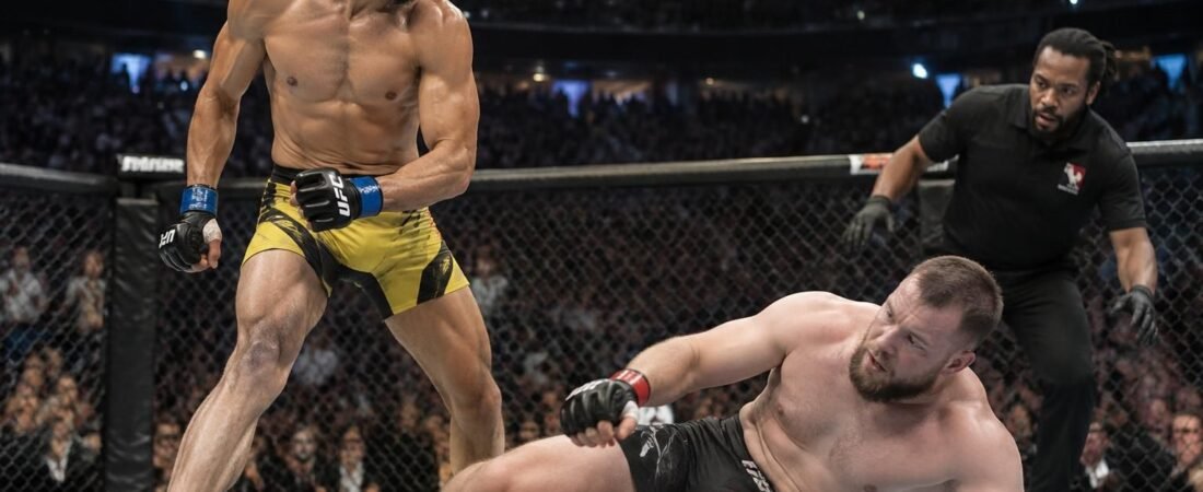 Ufc 332 : Johnny walker signe un ko spectaculaire face à Mick Parkin