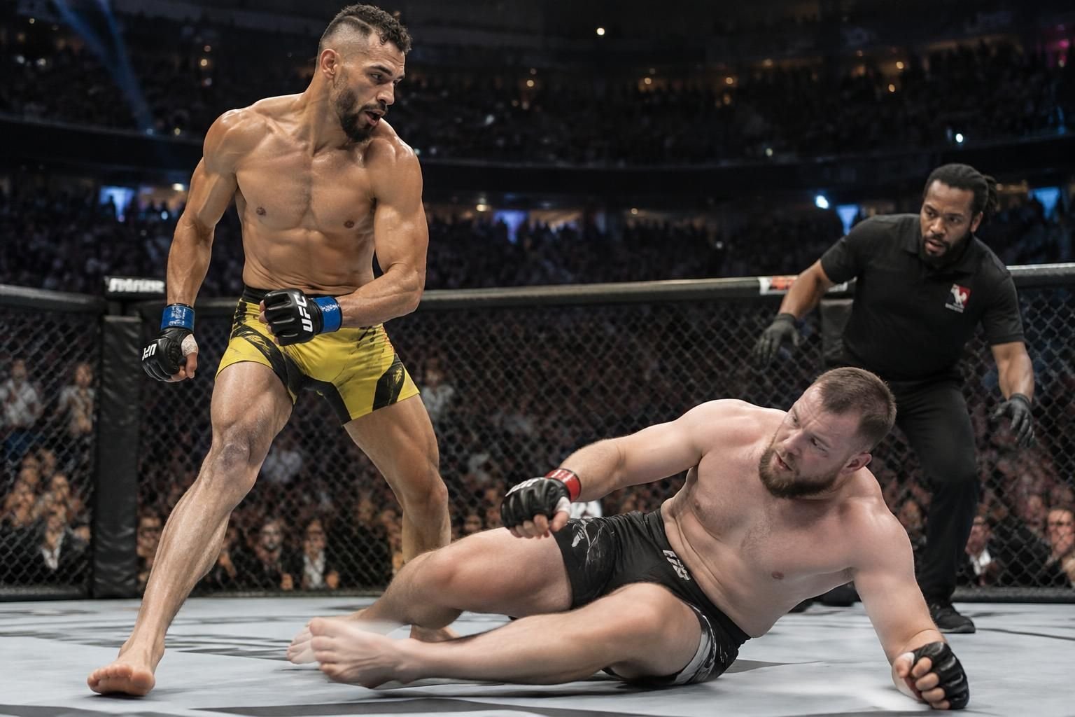 Ufc 332 : Johnny walker signe un ko spectaculaire face à Mick Parkin