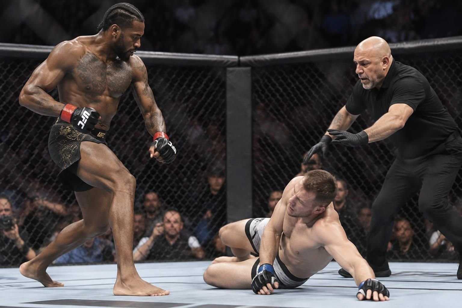 Ufc 332 : damian pinas foudroie andrey pulyaev par ko en 75 secondes