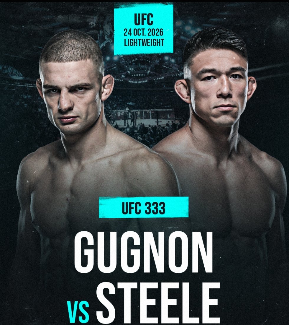 UFC 333 : Noah Gugnon affronte Kody Steele le 24 octobre a Abu Dhabi